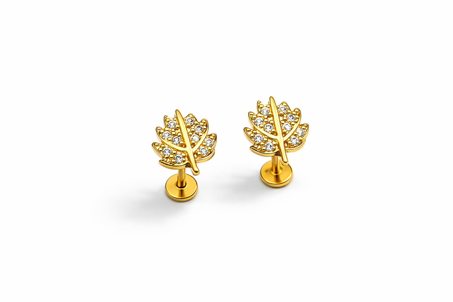 Maple - Leaf Men’s Designer Studs