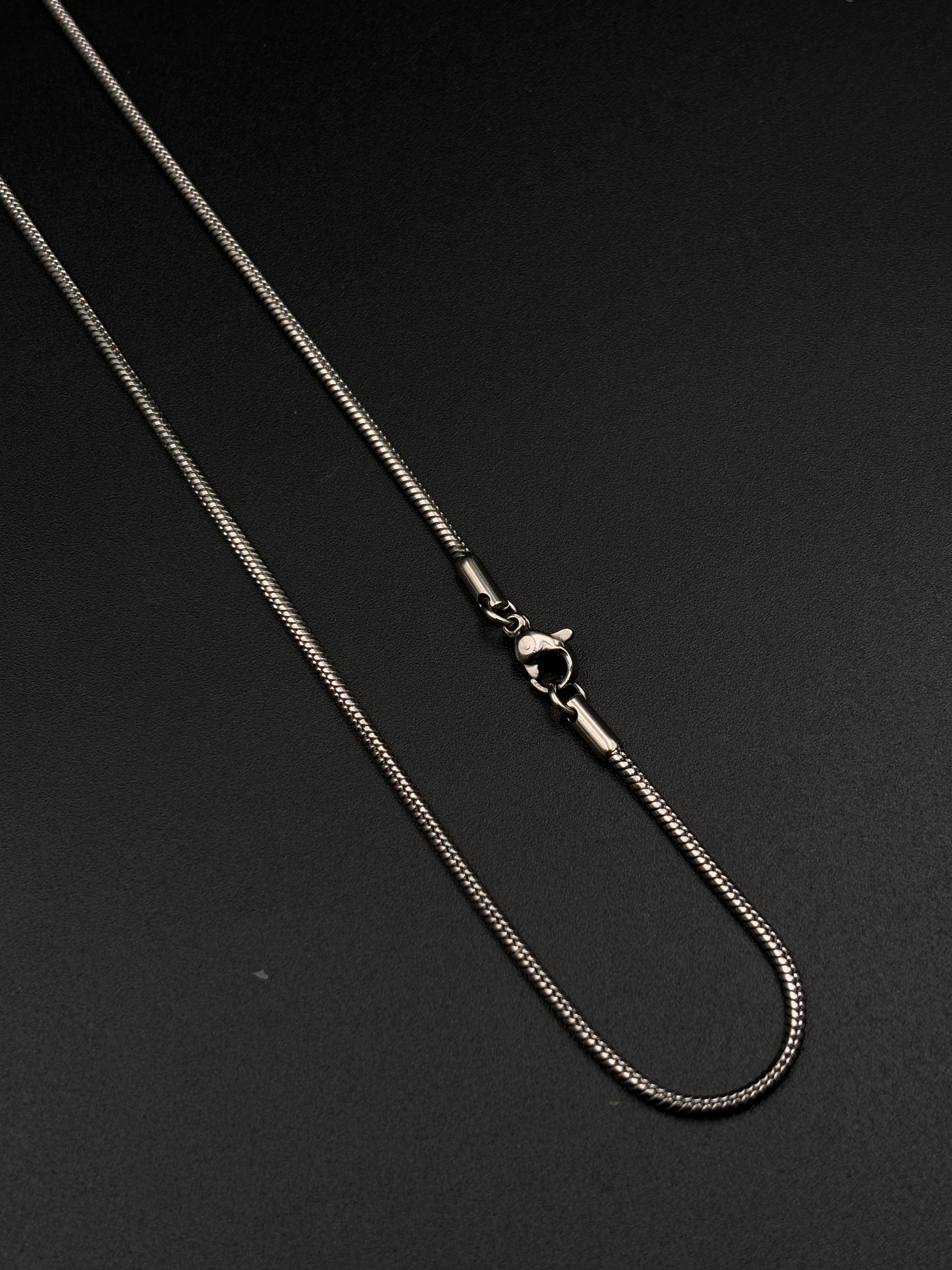 Round Slim Snake Chain For Men