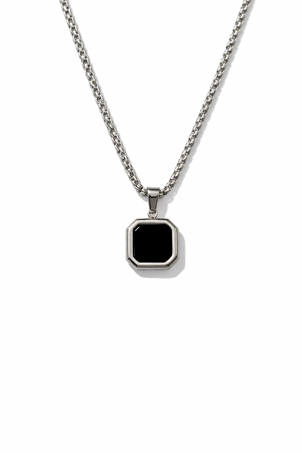 Noir - Silver Black Edition Pendent Necklace