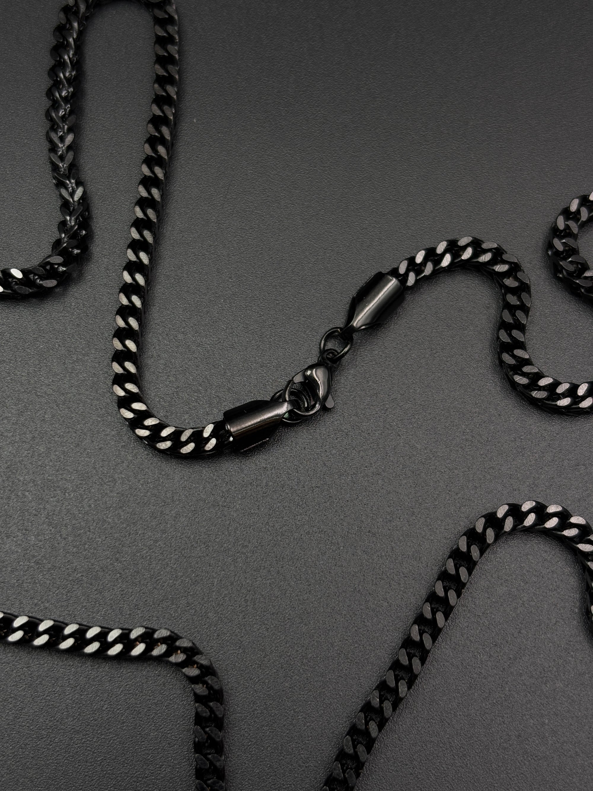 Men’s Black Franco Chain