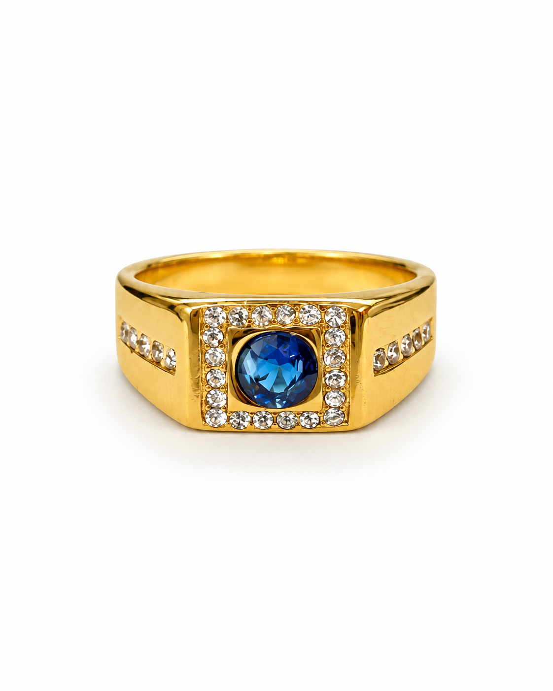 Kings Stone - Solitaire Signet Rings