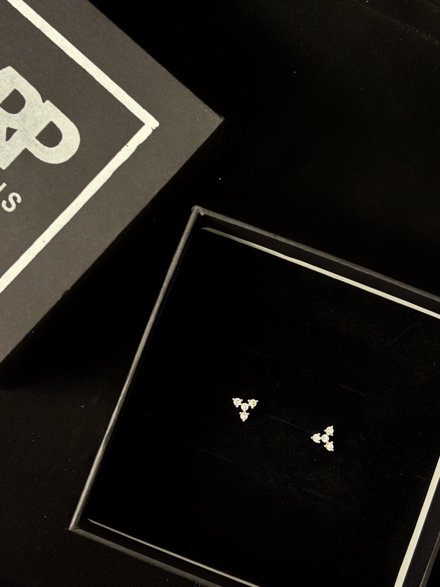 Apex Trio - Solitaire Studs