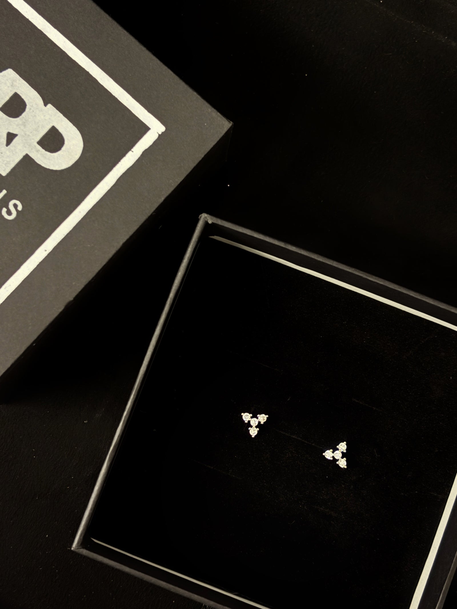 Apex Trio - Solitaire Studs