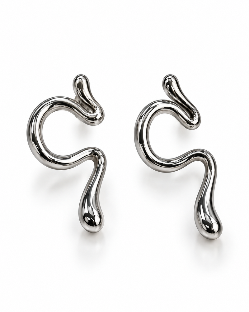 Designer Fluid Loop Earcuffs non pierced