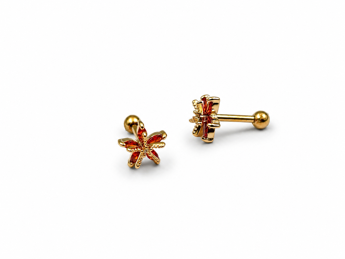 Crimson Studs