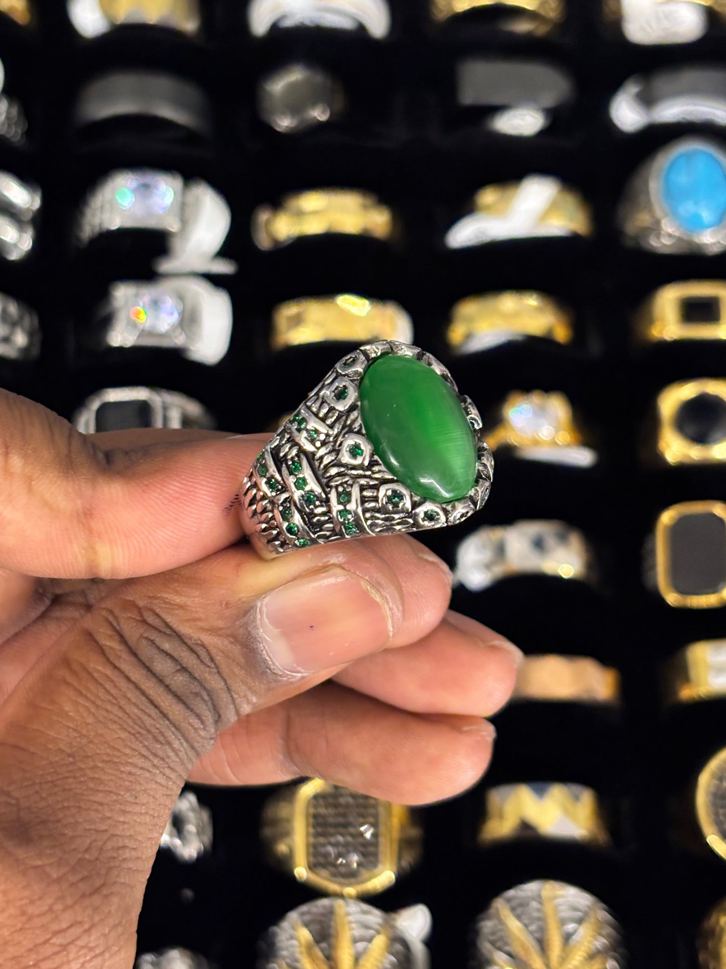 Emerald Stone Epic Ring