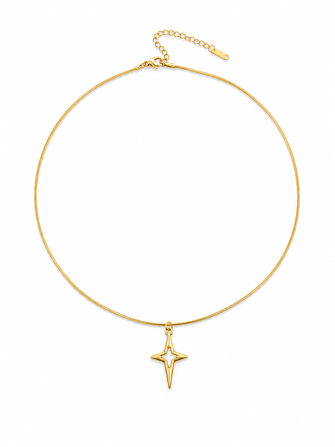 Y2k Gold Pendent Necklace