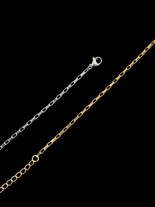 Minimal 2 mm Box Link Chain