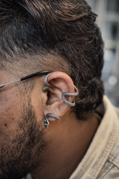 Wild Snake Ear Cuff (Non Pierced)