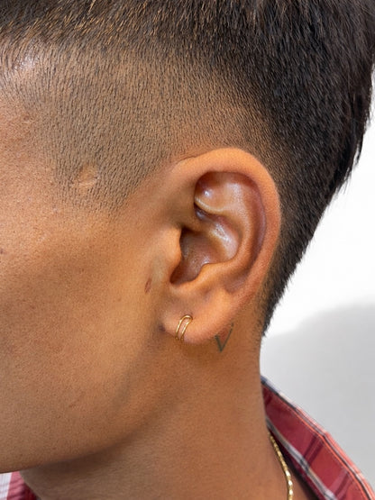 Non Pierced Double - Hoops
