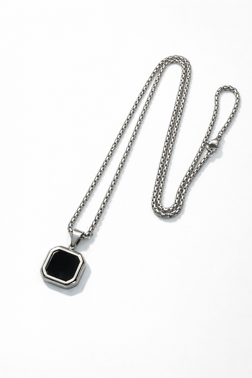 Noir - Silver Black Edition Pendent Necklace