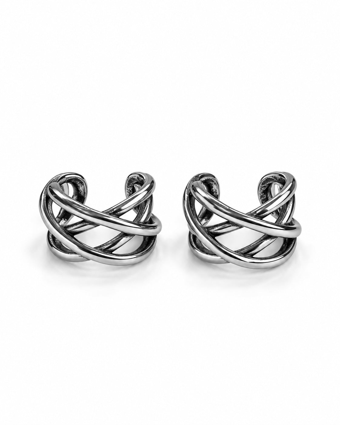 Knot Broad Earcuffs non pierced