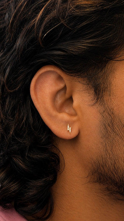 Flash - Classic - Gold Studs