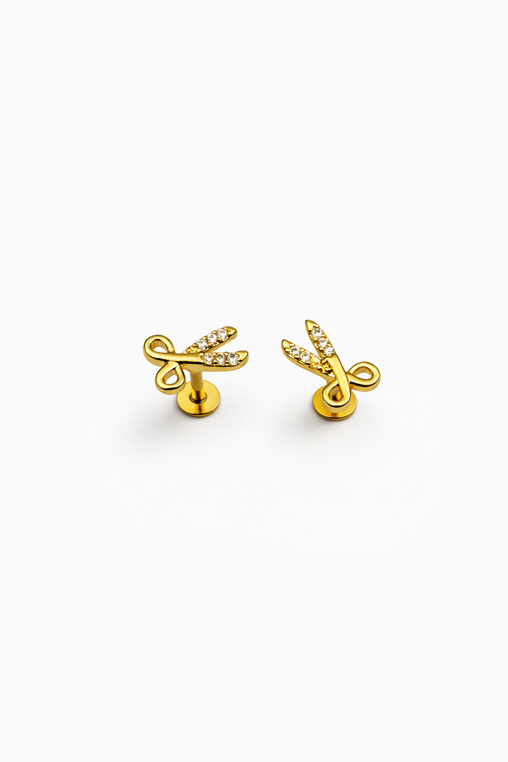 Designer - Scissors Studs for Men
