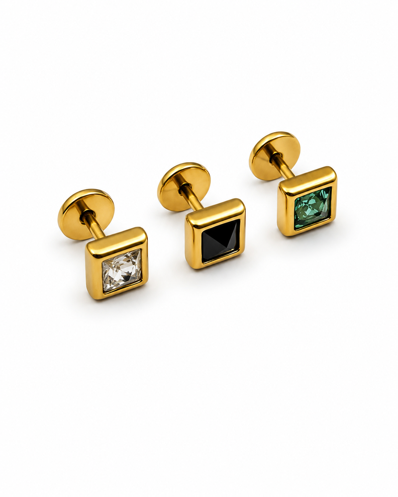 Classic Square Solitaire Studs