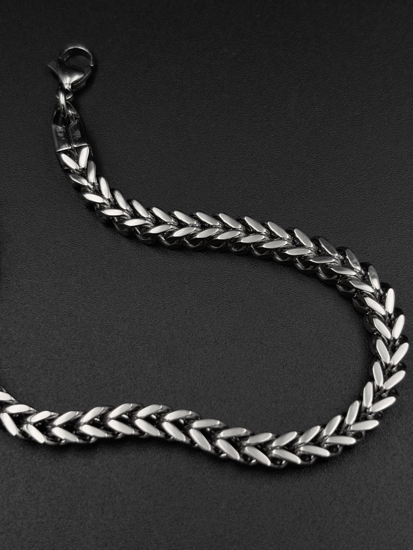 Franco Chain Bracelet (Silver)
