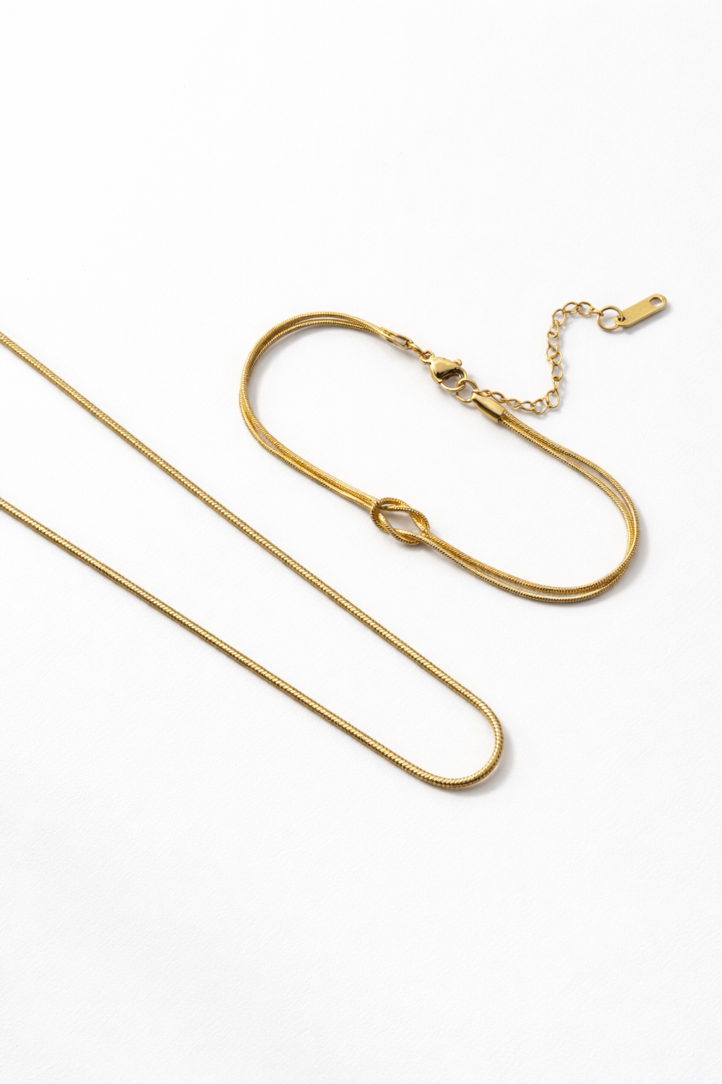 Knot Snake Combo - Chain + Bracelet