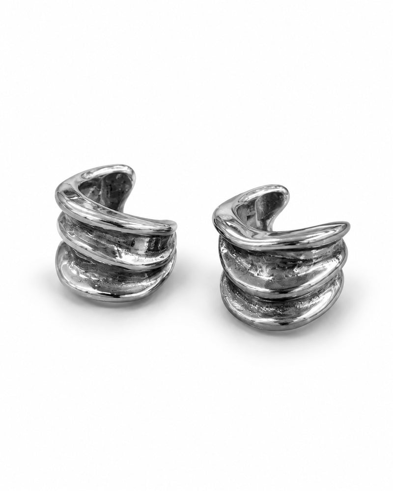 Twist - Non Pierced - Textured Earcuff