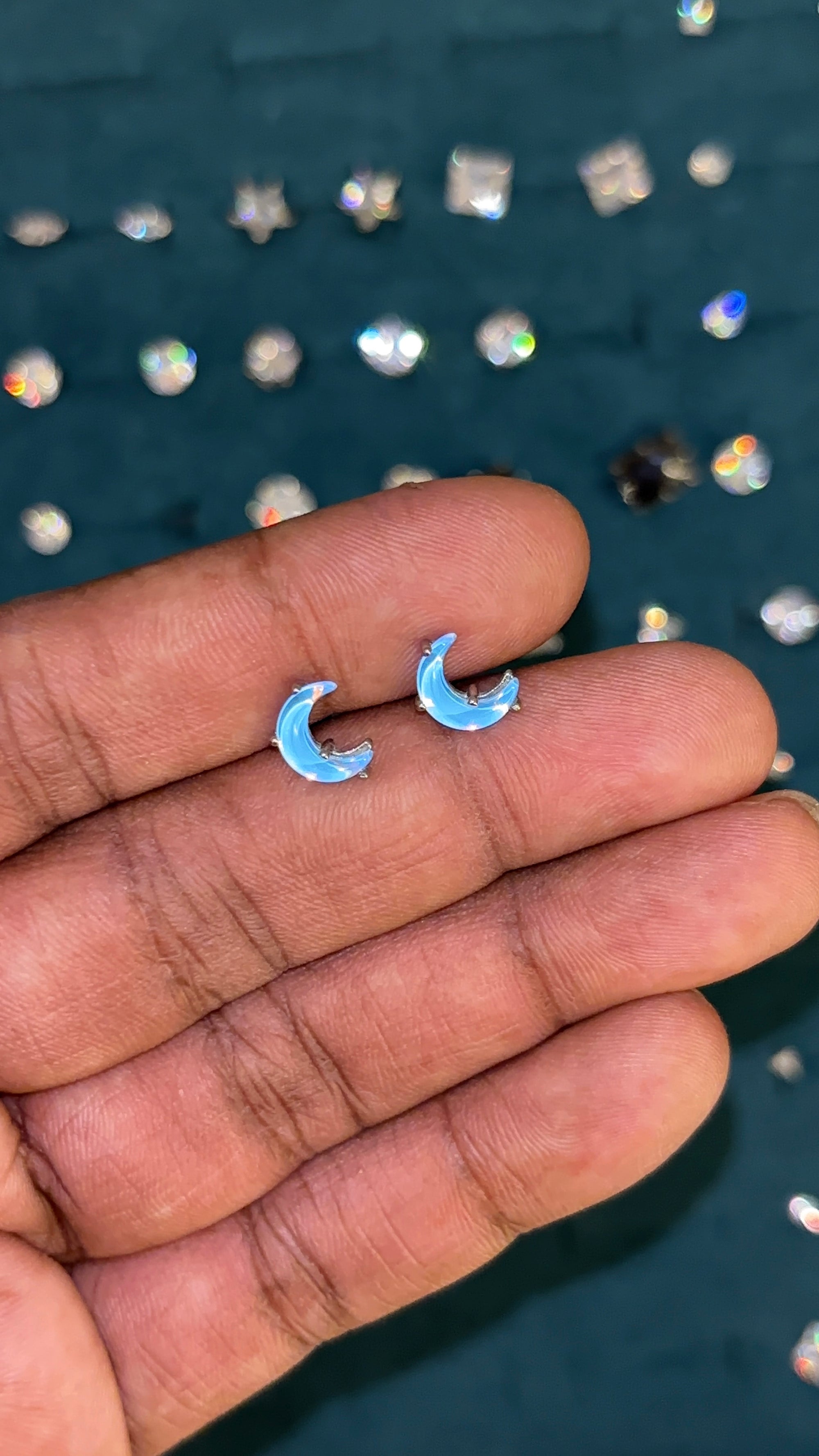 BlueMoon - Designer Studs for Men