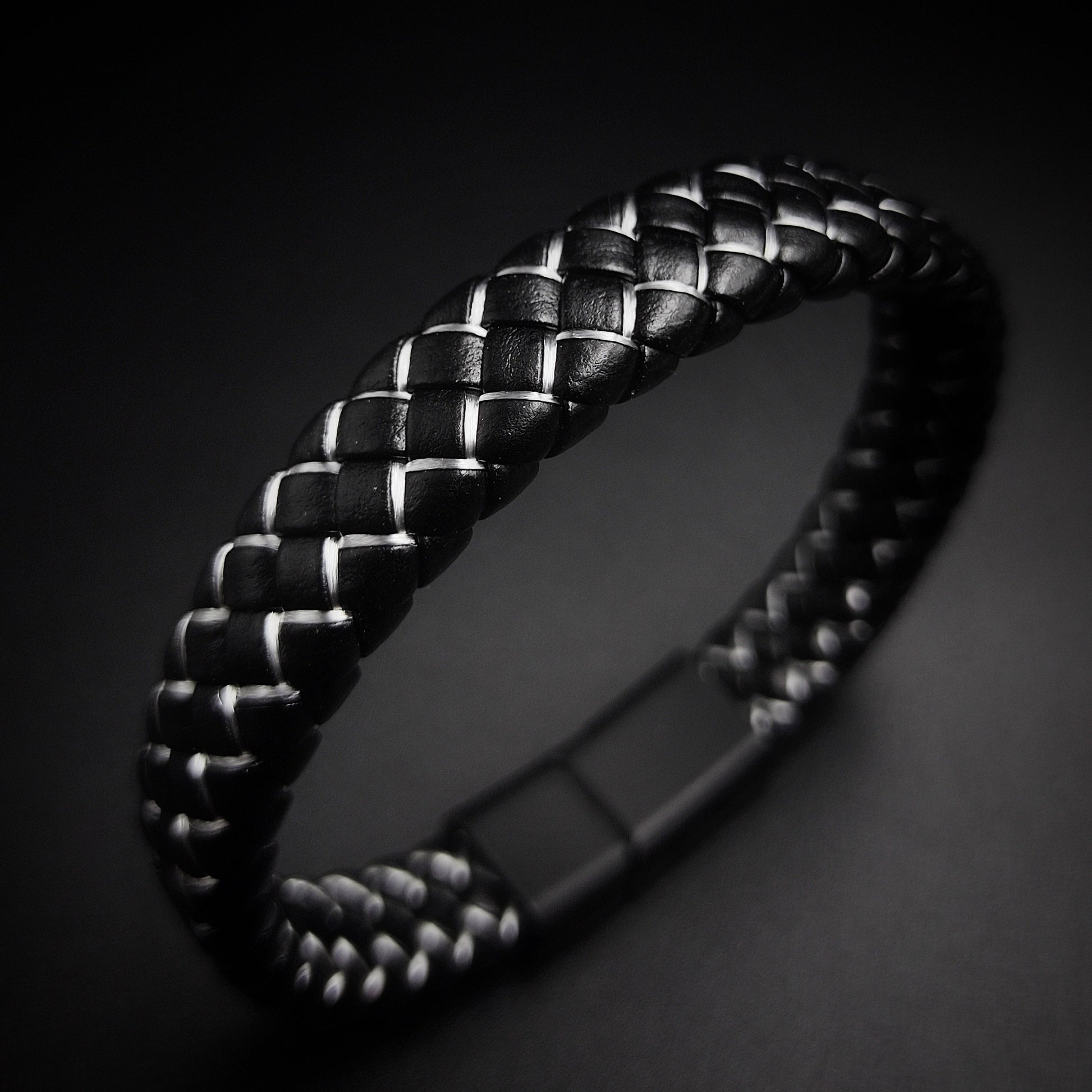 Dope Black and White Premium Bracelet - Vrp Fashions 