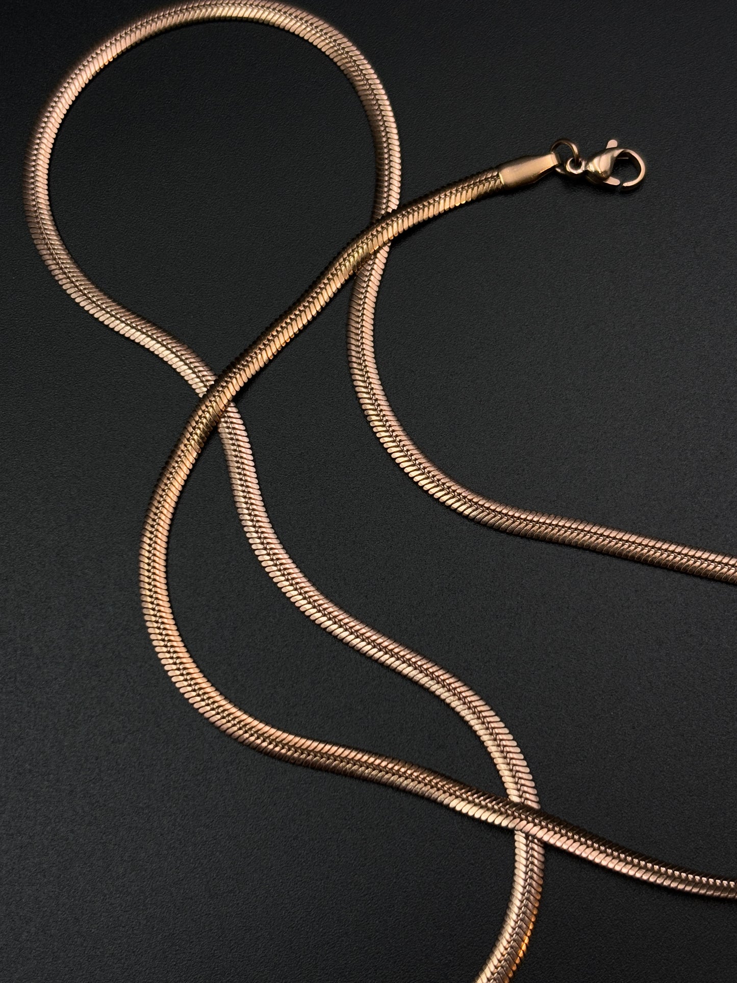 Men’s Serpent Chain Rosegold