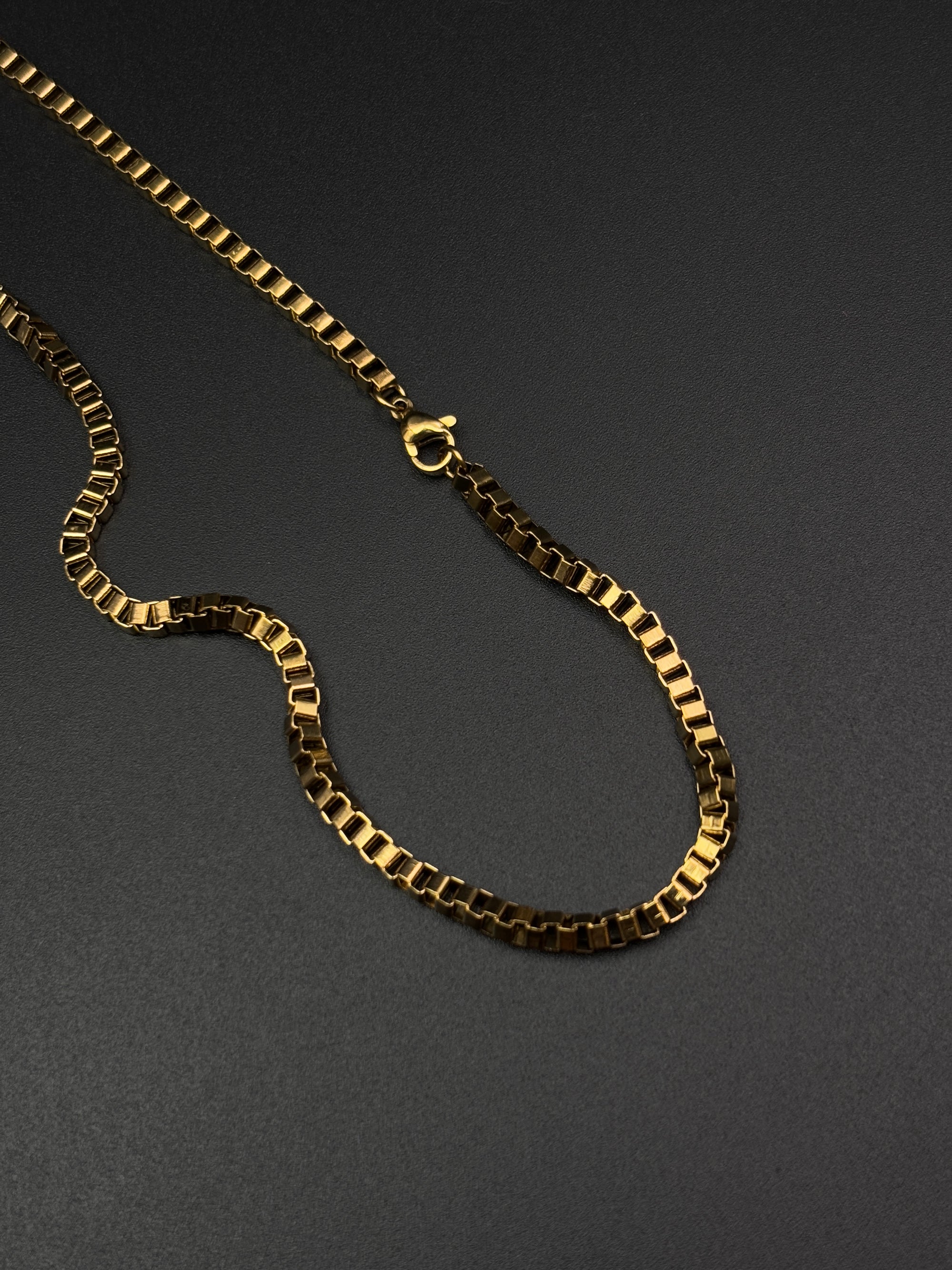Men’s Gold Perfect Box Chain