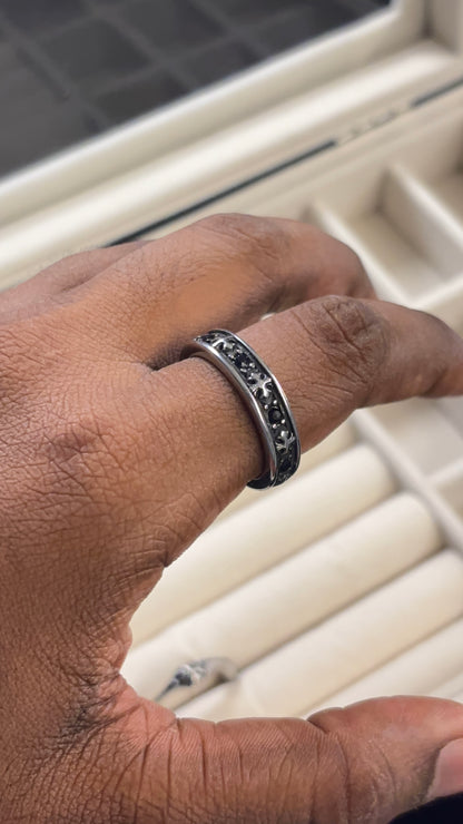 Ying yang - Chrome Heart Ring