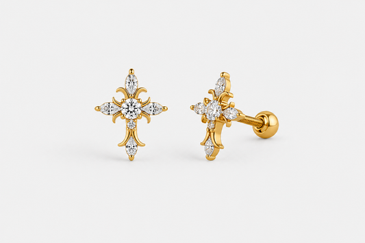 Divine Gold Designer Cross