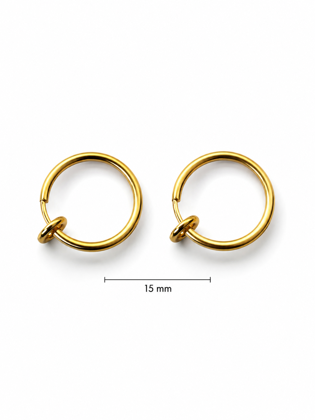 Non Pierced - Pull Back Hoops