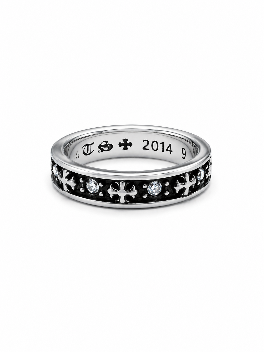 Ying yang - Chrome Heart Ring