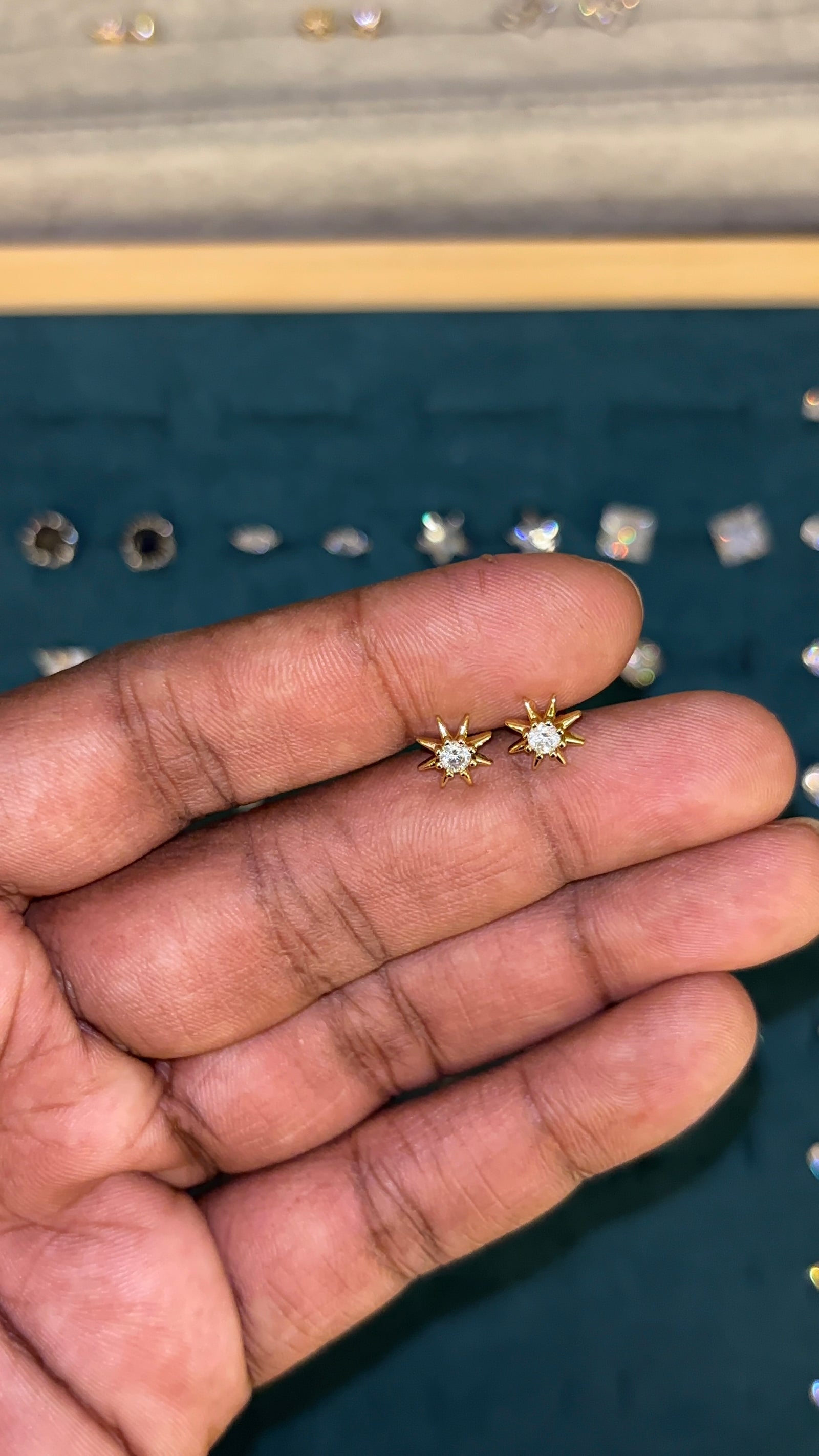 SunStar - Studs - Designer Earings for Men