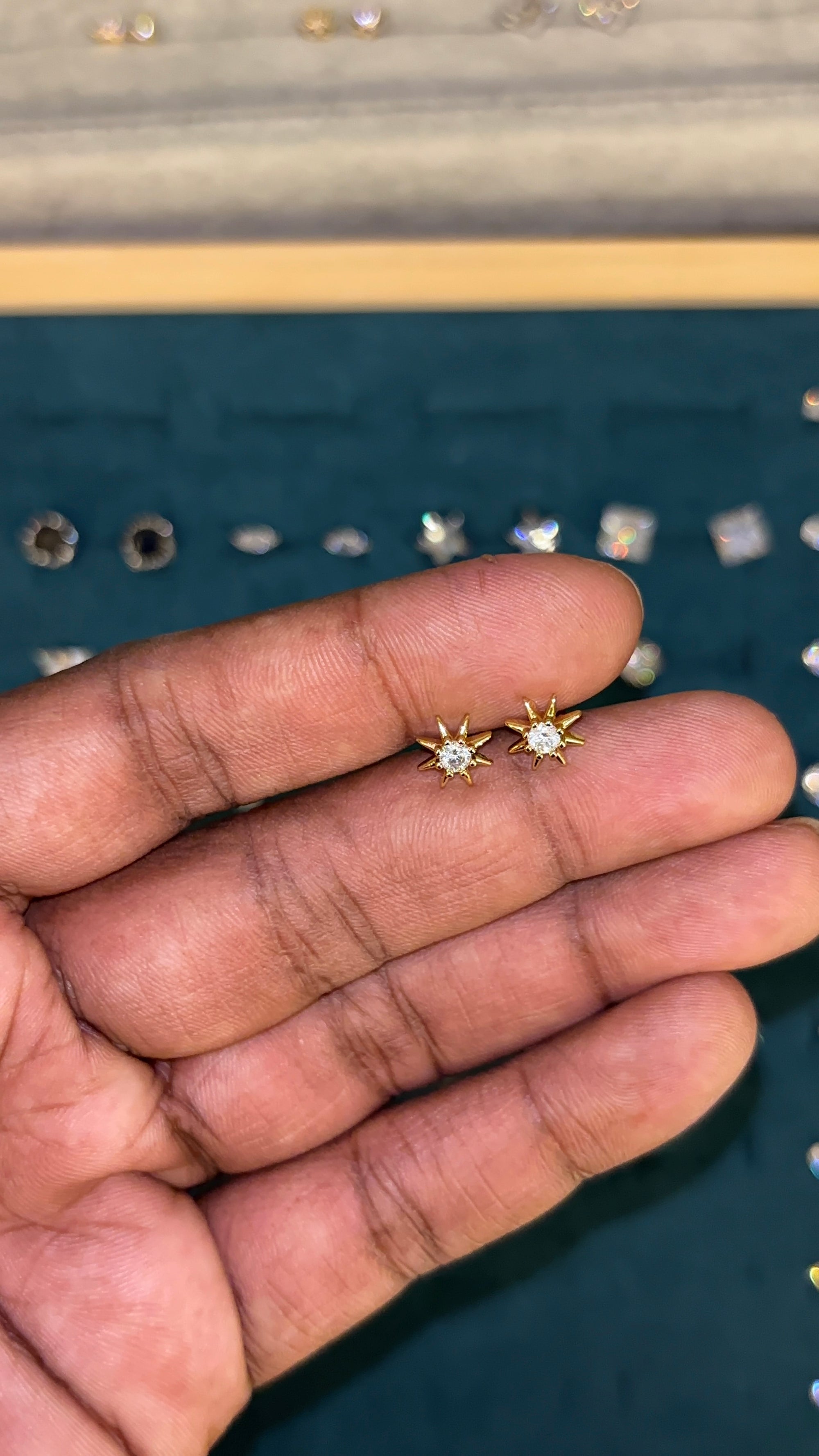 SunStar - Studs - Designer Earings for Men