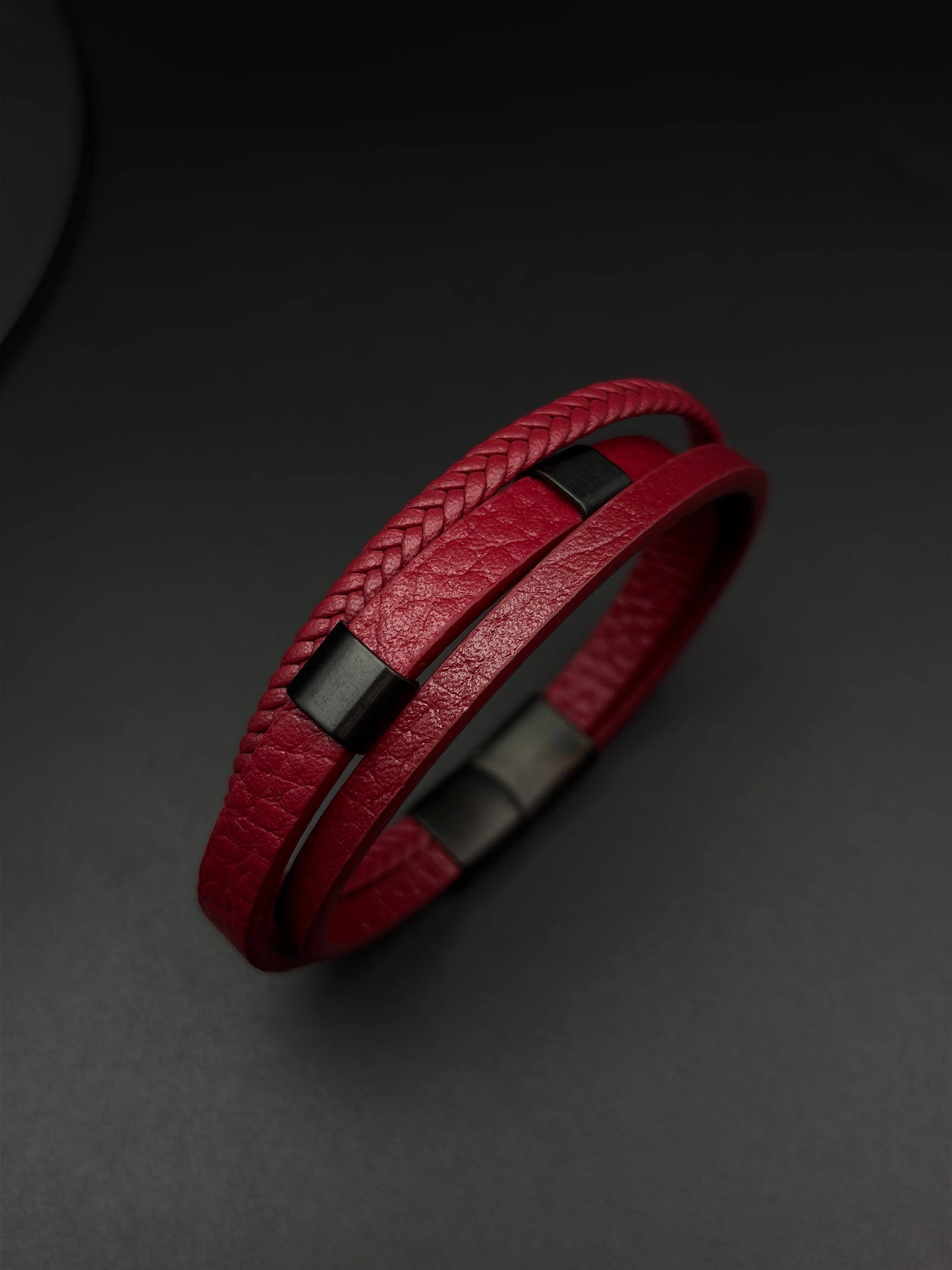 Nuvo Braided Leather Bracelet for Men