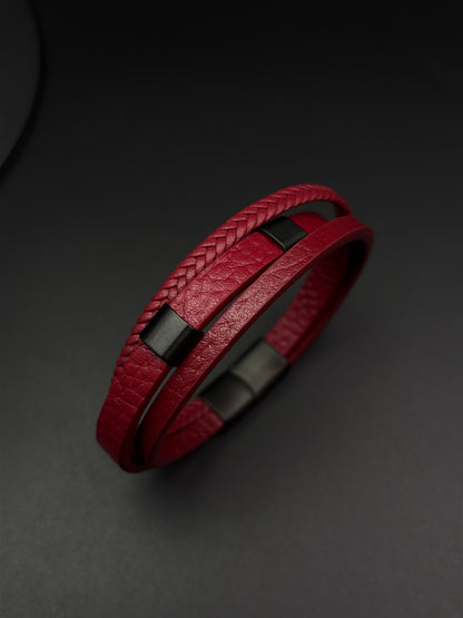 Nuvo Braided Leather Bracelet for Men
