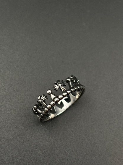 King / Chrome heart Ring