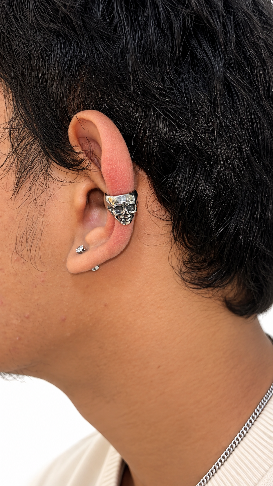 Skull Earcuffs non pierced