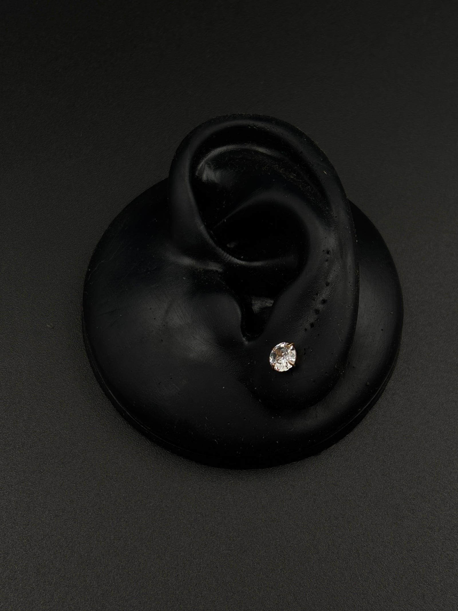 Round Solitaire Studs