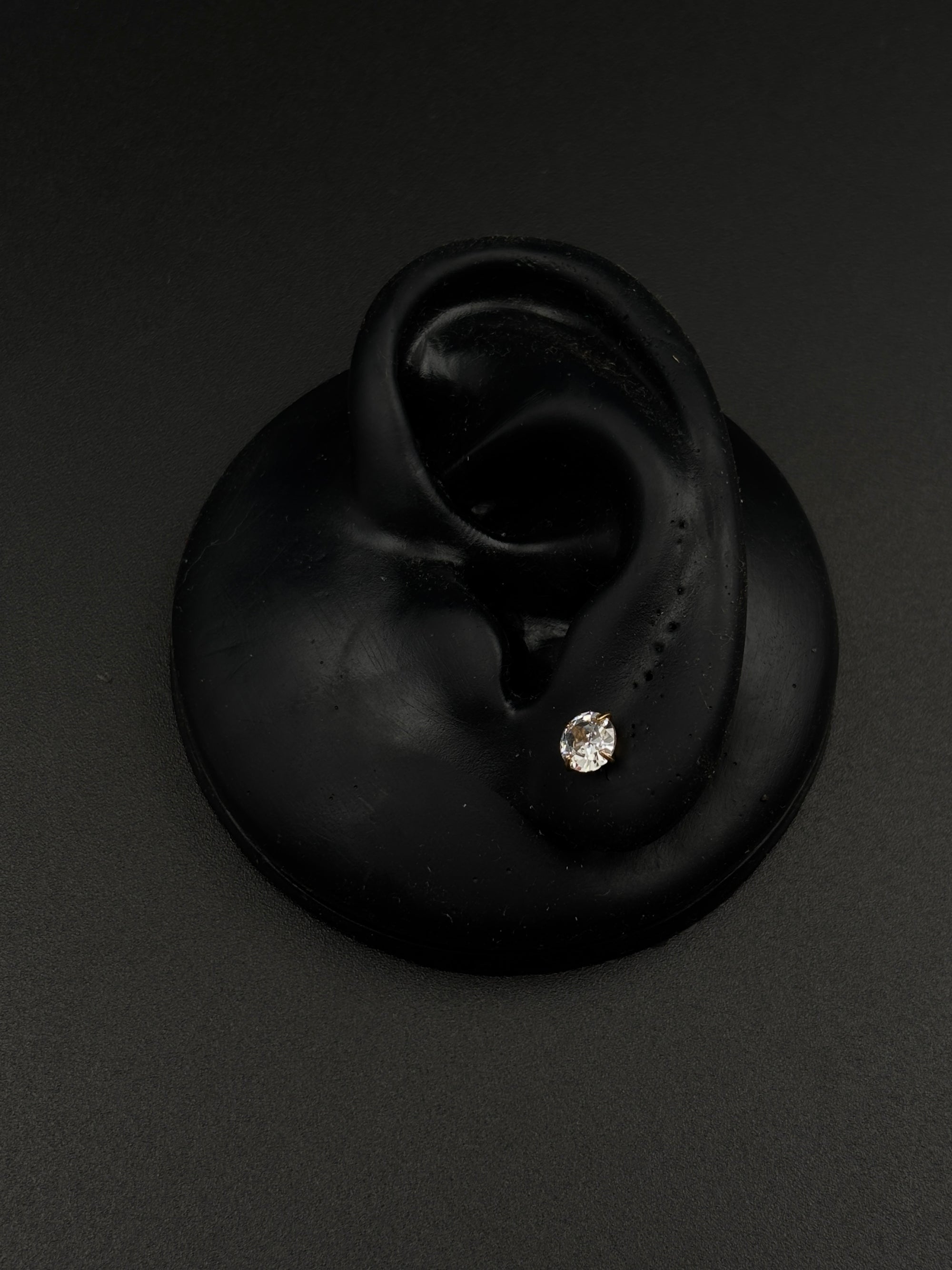 Round Solitaire Studs