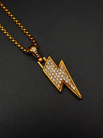 Gold Flash Bling Necklace - Vrp Fashions 