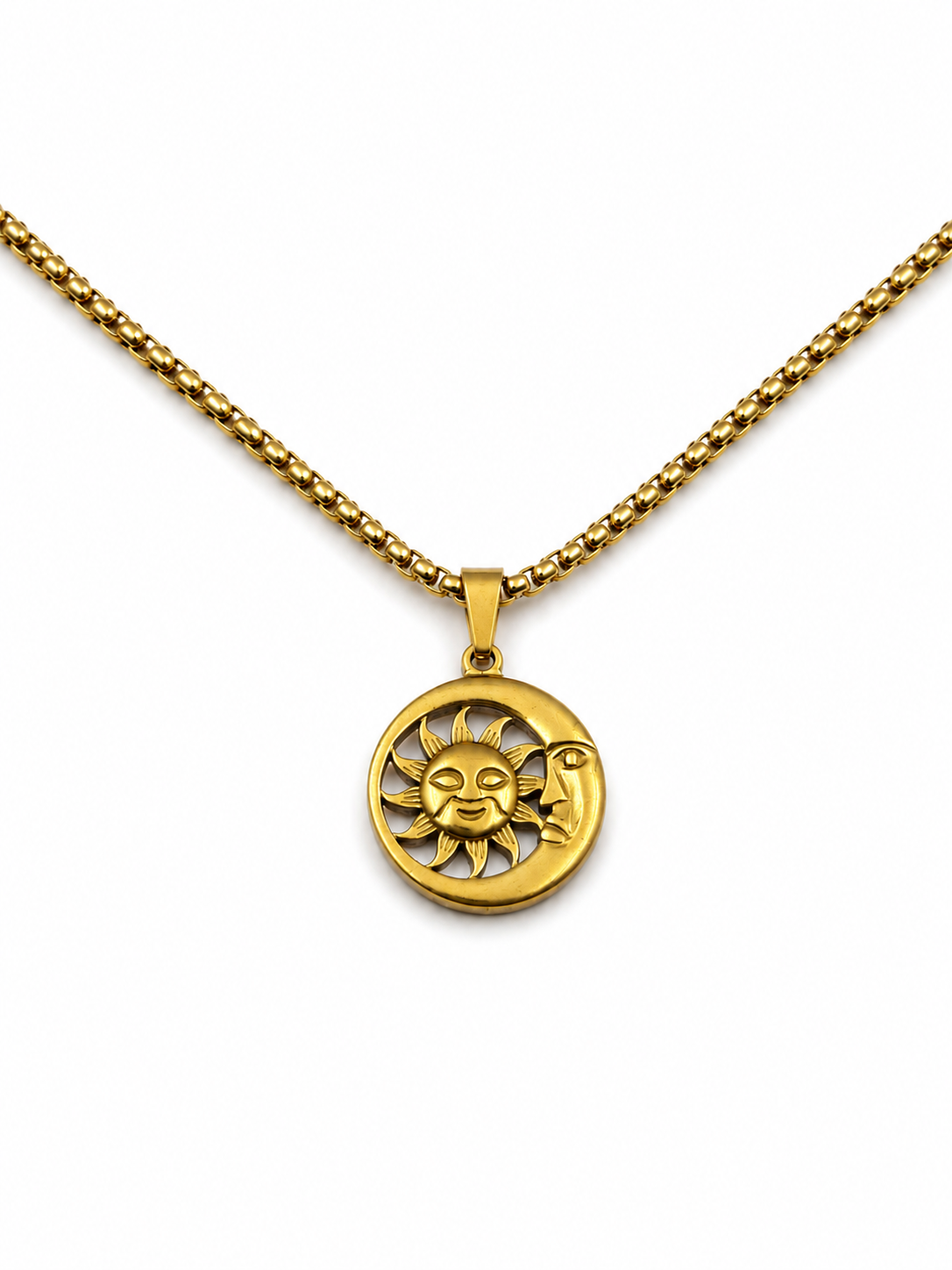 Sunmoon -Celestial Pendent Necklace