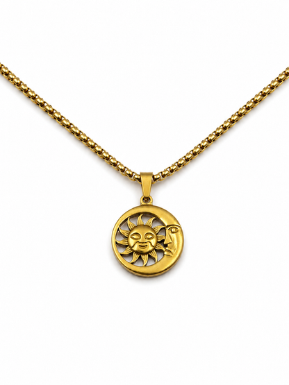 Sunmoon -Celestial Pendent Necklace