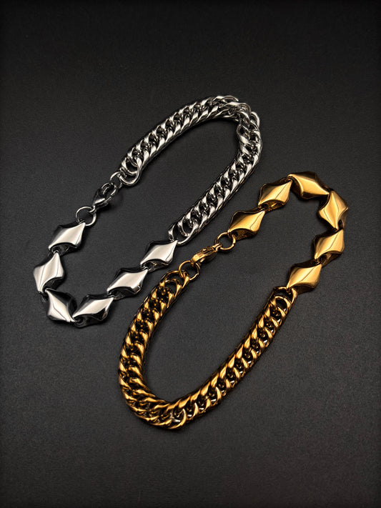 Fusion Wavey Chain Bracelet