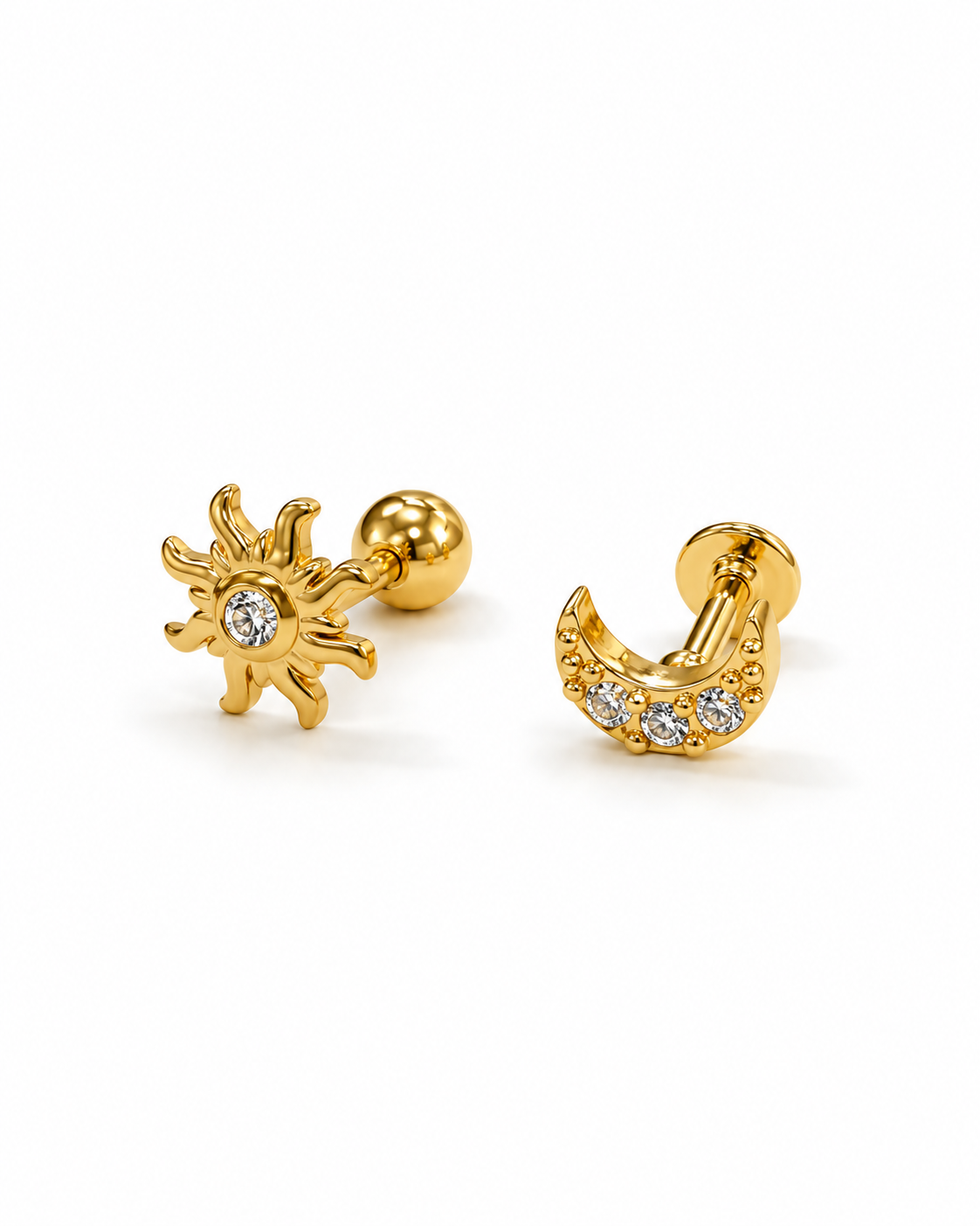 Cosmic Studs Sun - Moon (pairing)
