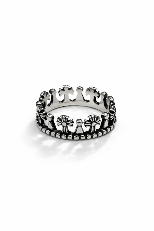 King / Chrome heart Ring