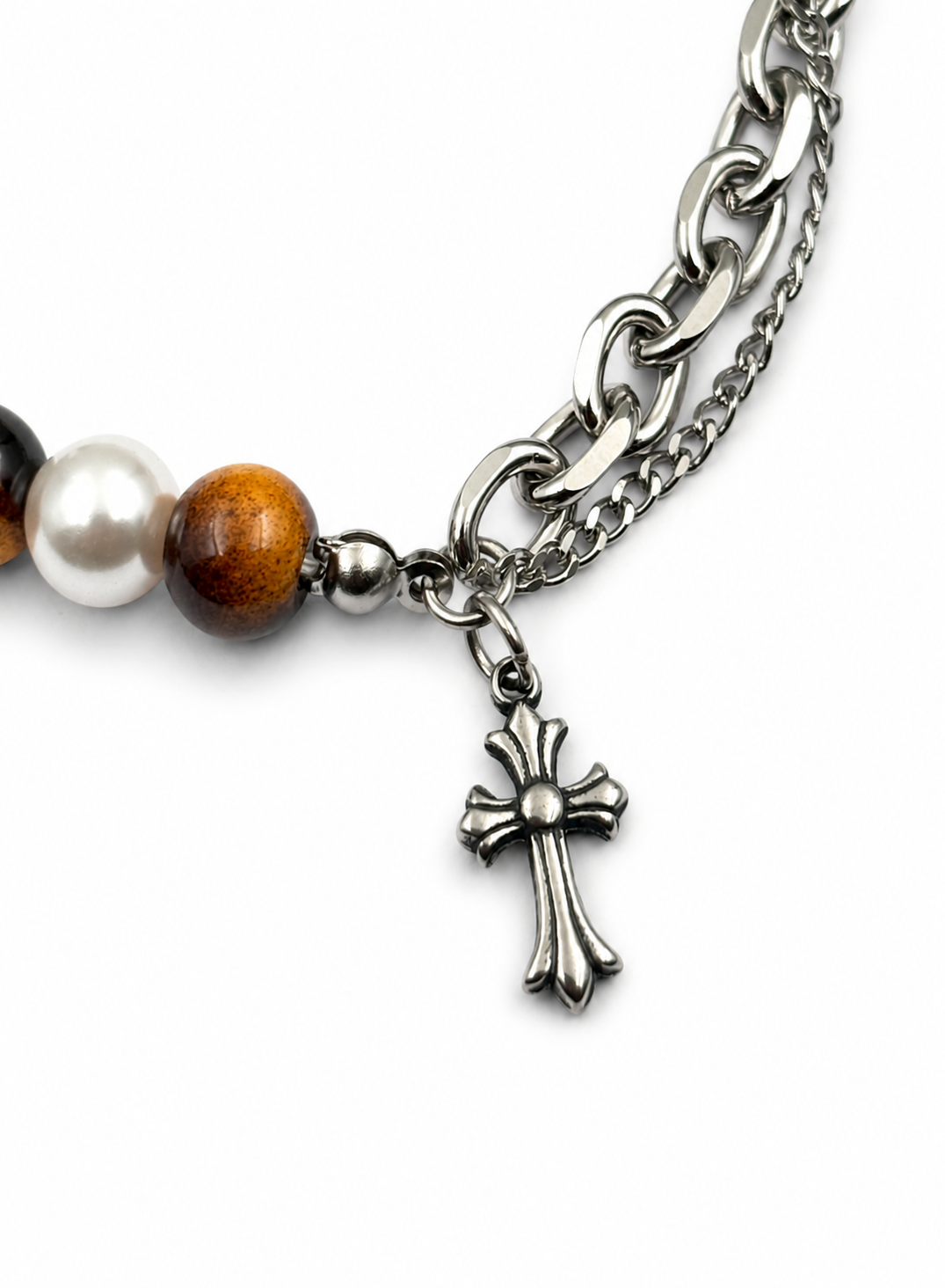 Chrome-heart-multi fusion bracelet