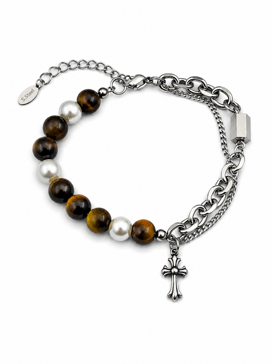 Chrome-heart-multi fusion bracelet