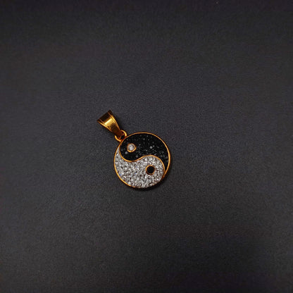 Ying Yang Elegance Pendant Necklace - Vrp Fashions 