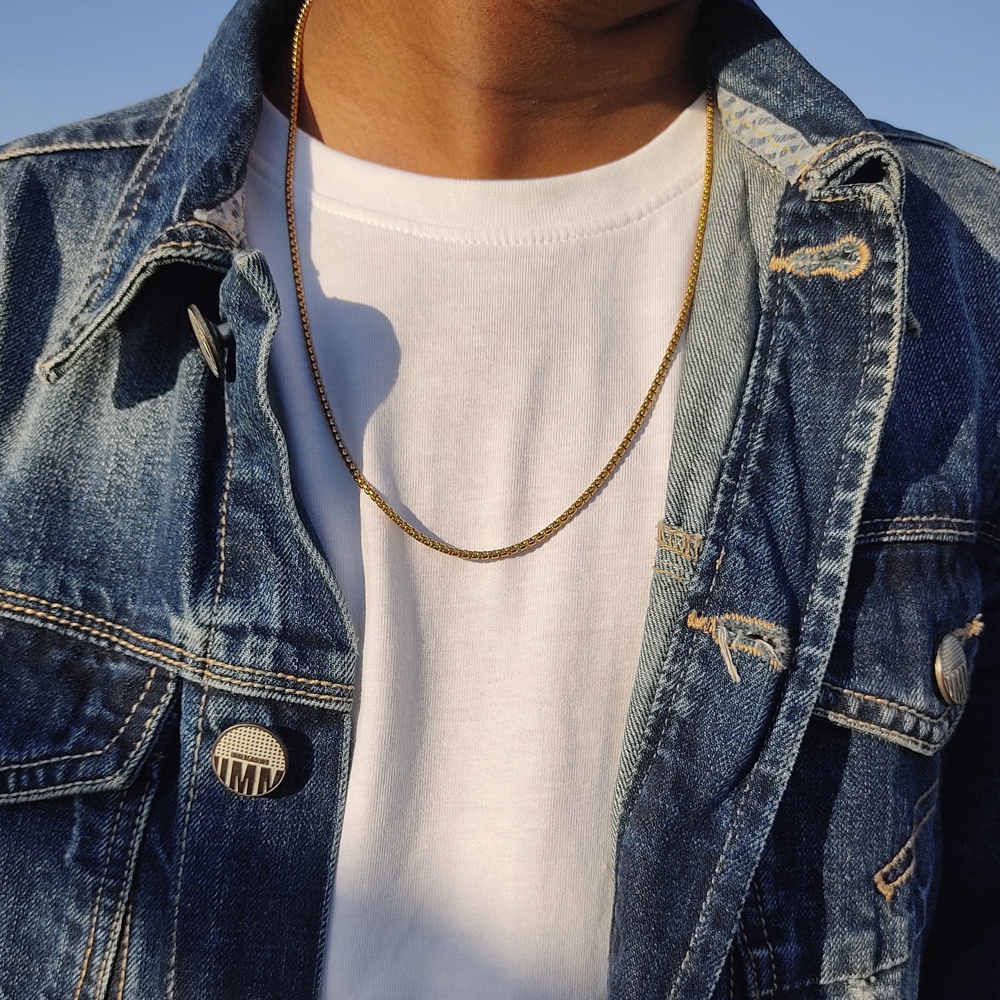 Minimalist Gold & Silver Round Chain for Men - Vrp Fashions 