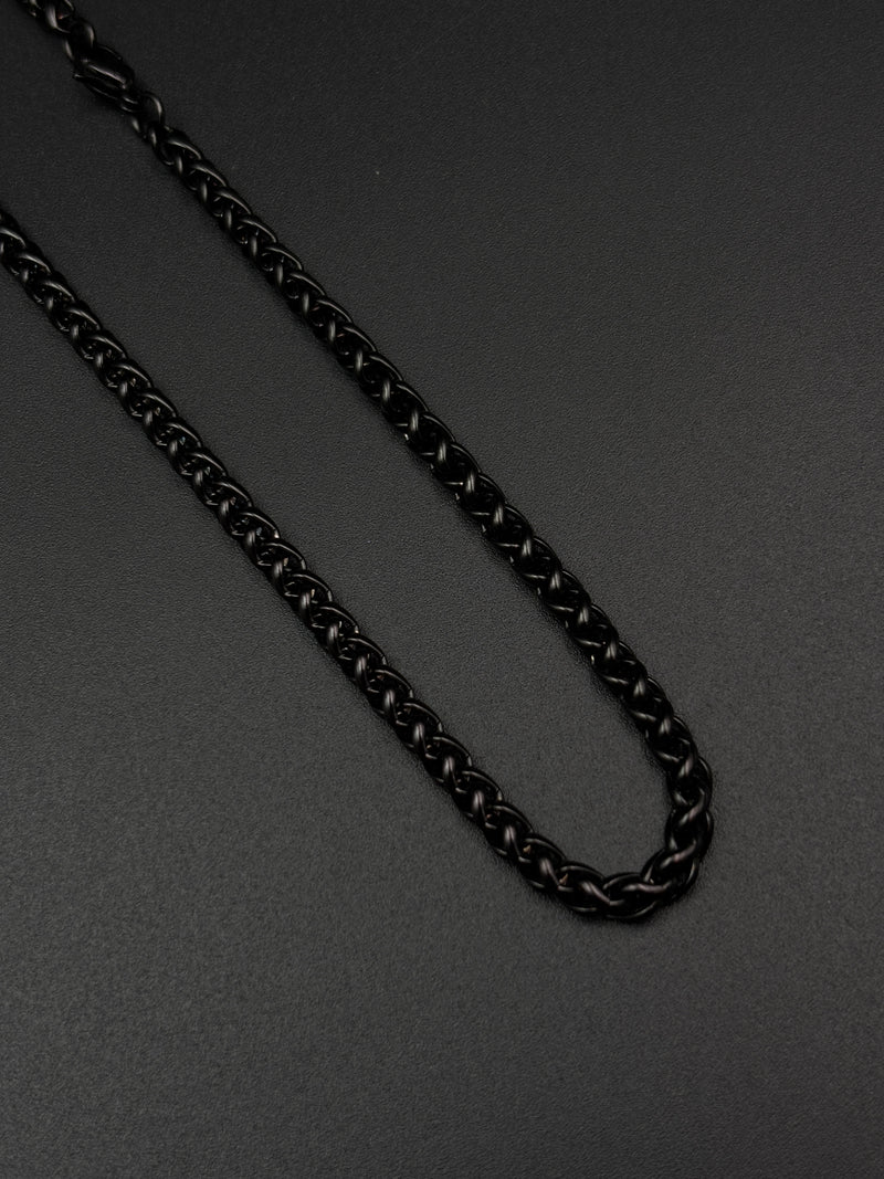 Men’s Black Wheat Chain