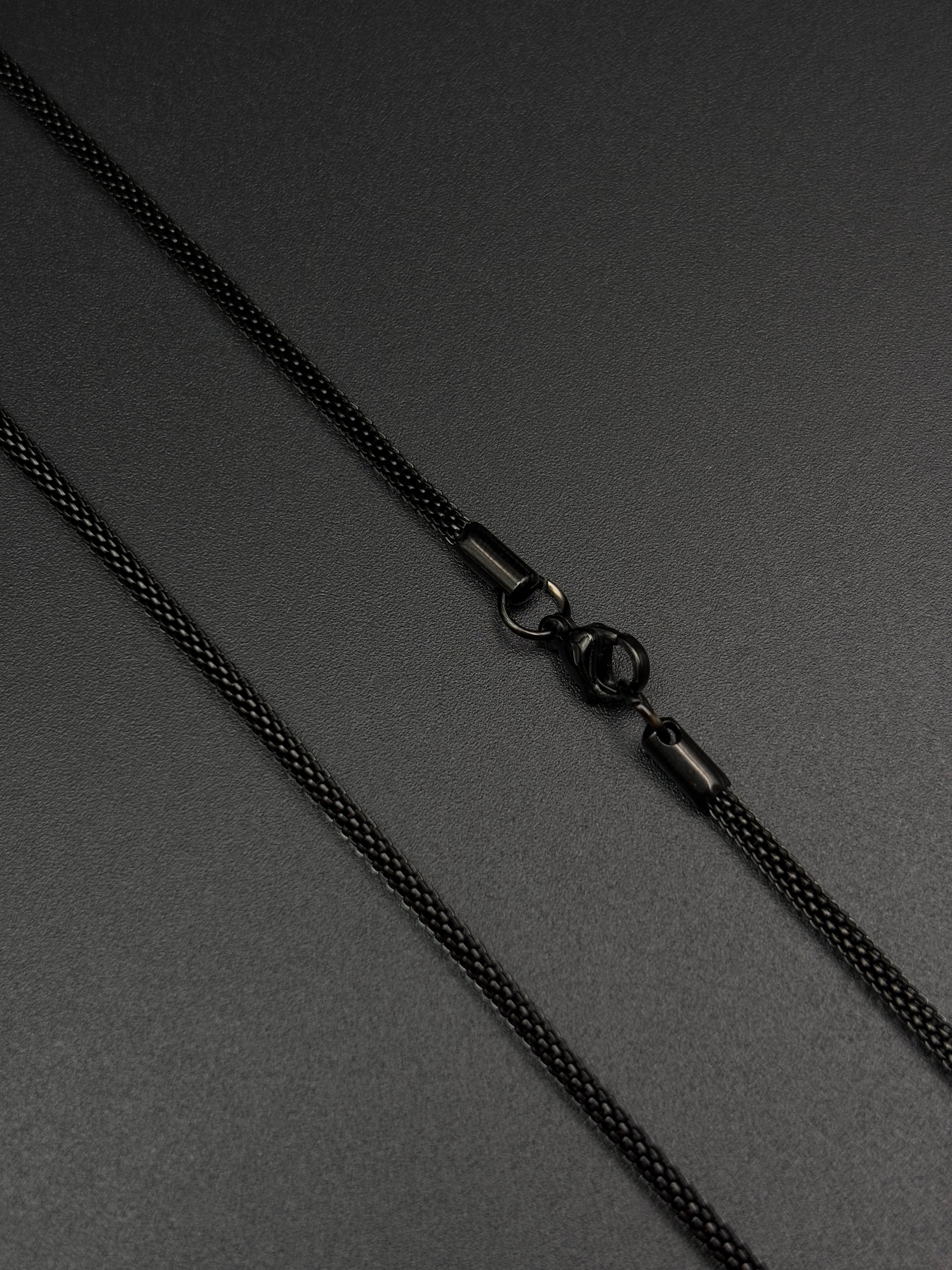 Black Mesh Chain for Men